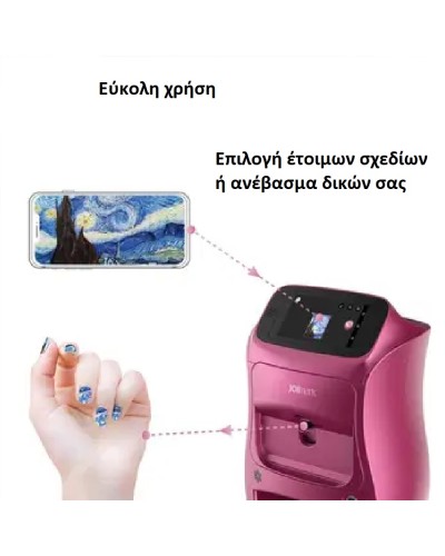 3D έξυπνος εκτυπωτής νυχιών με έτοιμα ή δικά σας σχέδια JOLImark